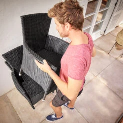 Polyrattan Ecklounge Lissabon Schwarz/Creme Inkl. 2 Stühlen -Gartenmöbel Geschäft 481f3519e999cd3f0c867679213dc824 de 992867d 25 1