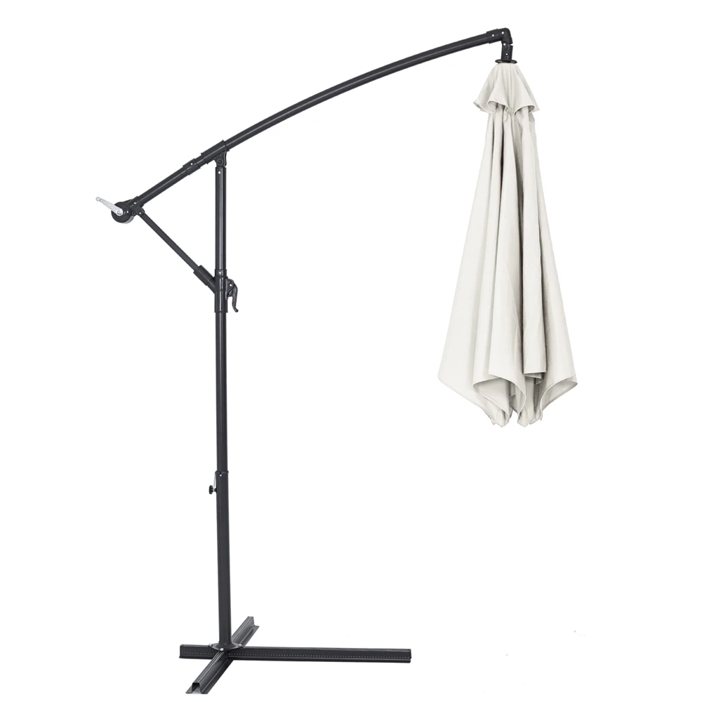 Ampelschirm Creme Alu Ø330cm UV-Schutz 50+ 11 Ampelschirm Creme Alu Ø330cm UV-Schutz 50+ – Bild 9