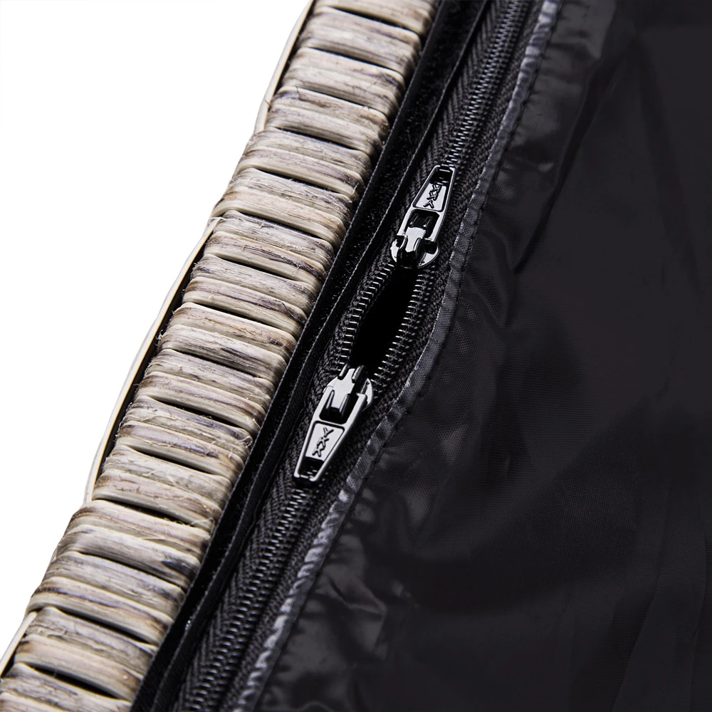 Polyrattan Auflagenbox Creme 122x56x61cm Rollen 12 Polyrattan Auflagenbox Creme 122x56x61cm Rollen – Bild 10