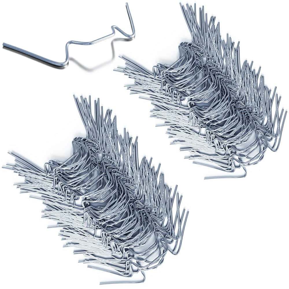 Gewächshausklammern 100er-Set Edelstahl 3 Gewächshausklammern 100er-Set Edelstahl