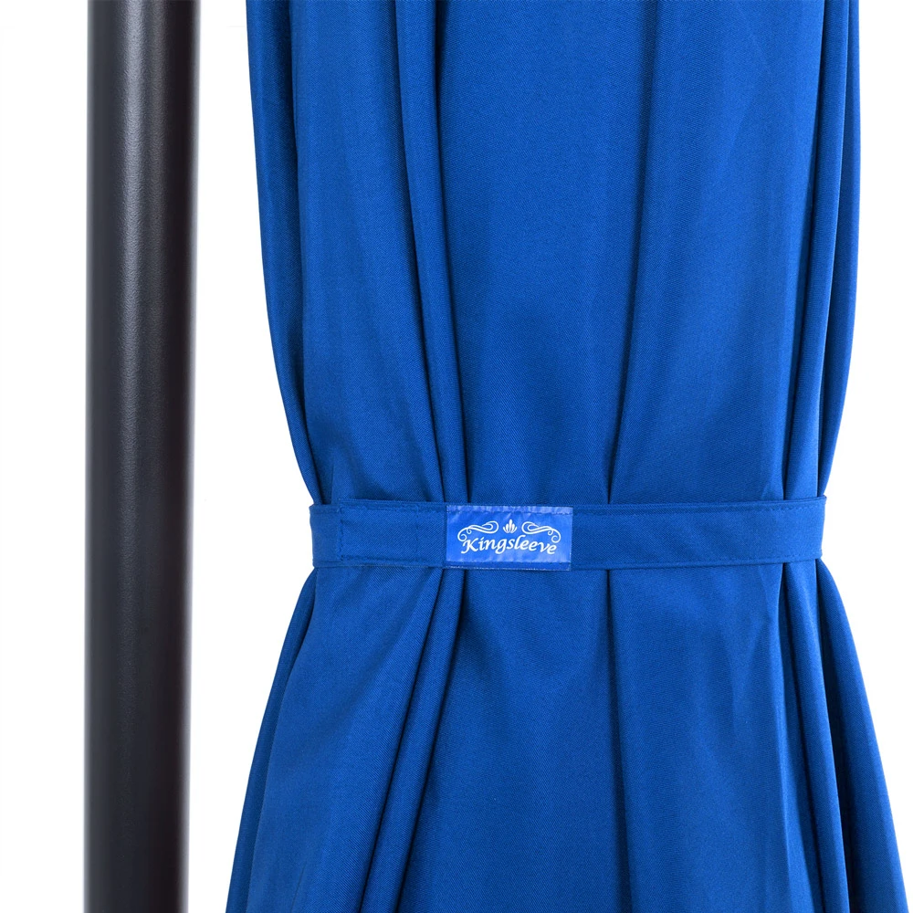 Ampelschirm Blau Alu Ø330cm Inkl. Sonnenschirmhülle 8 Ampelschirm Blau Alu Ø330cm Inkl. Sonnenschirmhülle – Bild 6