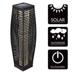 LED Solarleuchte Polyrattan 70cm 15 LED Solarleuchte Polyrattan 70cm -Gartenmöbel Geschäft 4ac8e2302becbe81e6e30e120e4d3ded de 106939d 1 1