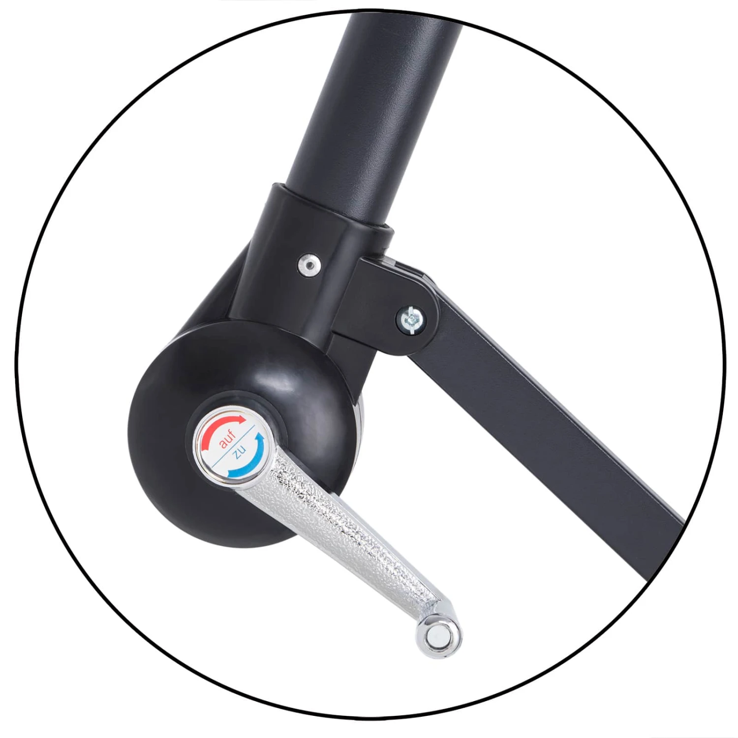 Ampelschirm Creme Alu Ø330cm UV-Schutz 50+ 6 Ampelschirm Creme Alu Ø330cm UV-Schutz 50+ – Bild 4