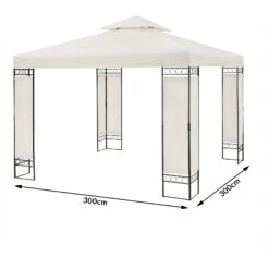 Pavillon Lorca Creme 3x3m 16 Pavillon Lorca Creme 3x3m -Gartenmöbel Geschäft 503cbcaaff89eec8994563553c5d8135 de 108720d 1 1