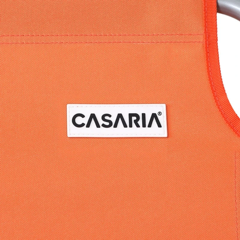 Sonnenliege Hawaii 2er-Set Orange Alu 195x60x30cm 4 Sonnenliege Hawaii 2er-Set Orange Alu 195x60x30cm – Bild 2