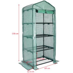 Foliengewächshaus 158x49x69cm -Gartenmöbel Geschäft 54132d164adc5a2581226f9de4418243 de 108269d 1 1