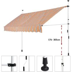 Klemmmarkise Orange/Schwarz/Weiß 200cm 13 Klemmmarkise Orange/Schwarz/Weiß 200cm -Gartenmöbel Geschäft 54e0f5252f45fc0d71d0127485073fb4 de 108281g 1 1 3