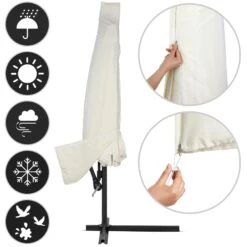 Ampelschirm Creme Alu Ø330cm UV-Schutz 50+ + Abdeckung 18 Ampelschirm Creme Alu Ø330cm UV-Schutz 50+ + Abdeckung -Gartenmöbel Geschäft 54f691bb71a90b7b910b7656a197679f 03 996261 on fs m web low de 1