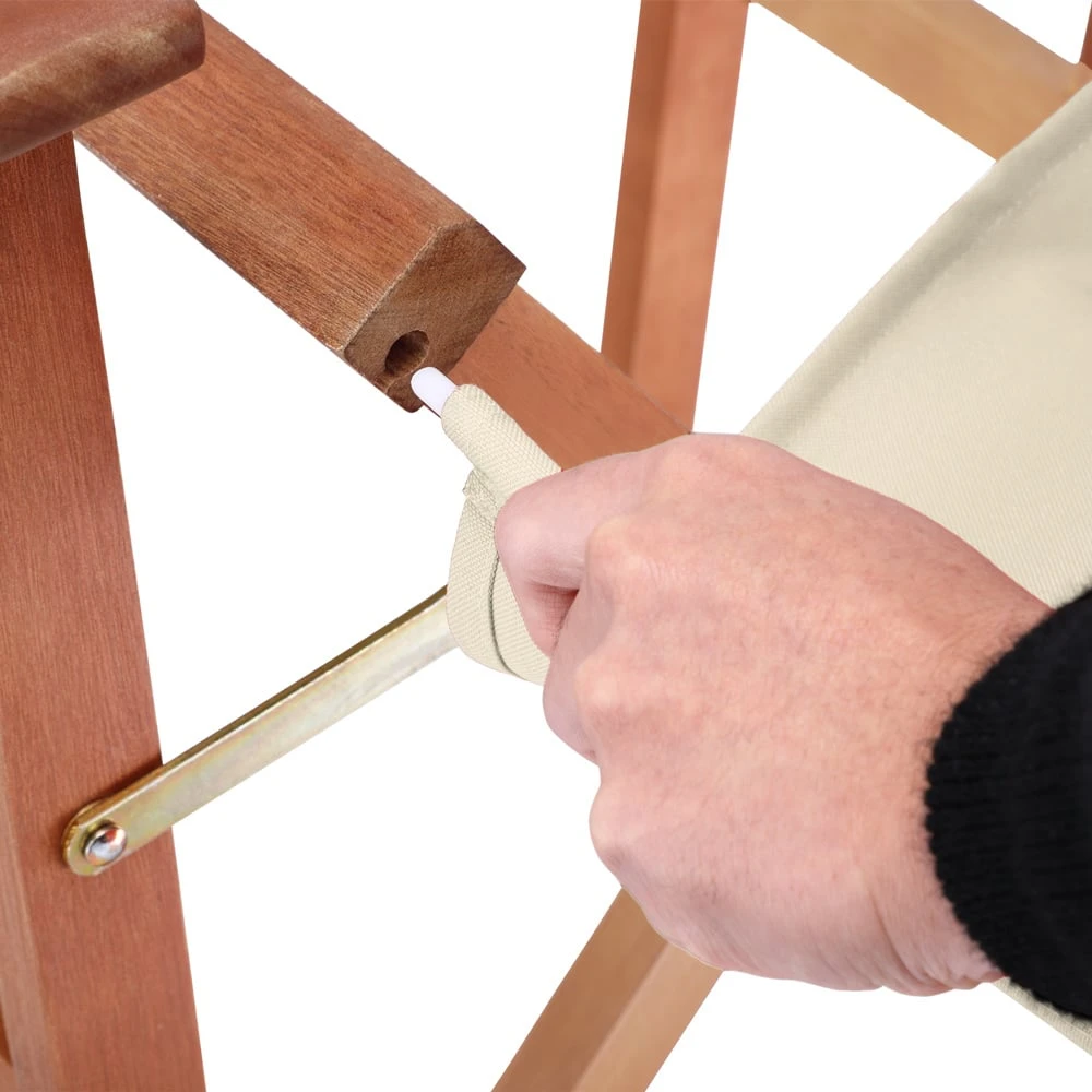 Regiestuhl Cannes Creme Eukalyptus FSC®-zertifiziert 6 Regiestuhl Cannes Creme Eukalyptus FSC®-zertifiziert – Bild 4