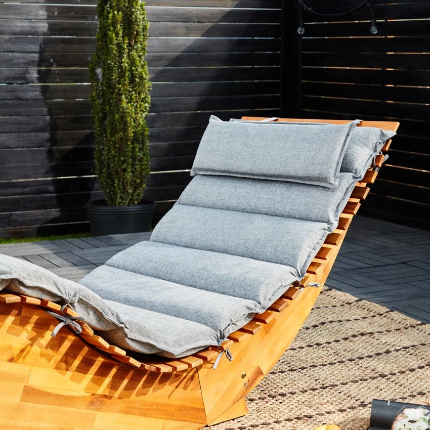 Auflage Schwungliege Grau Meliert 177x58x7cm 15 Auflage Schwungliege Grau Meliert 177x58x7cm – Bild 13