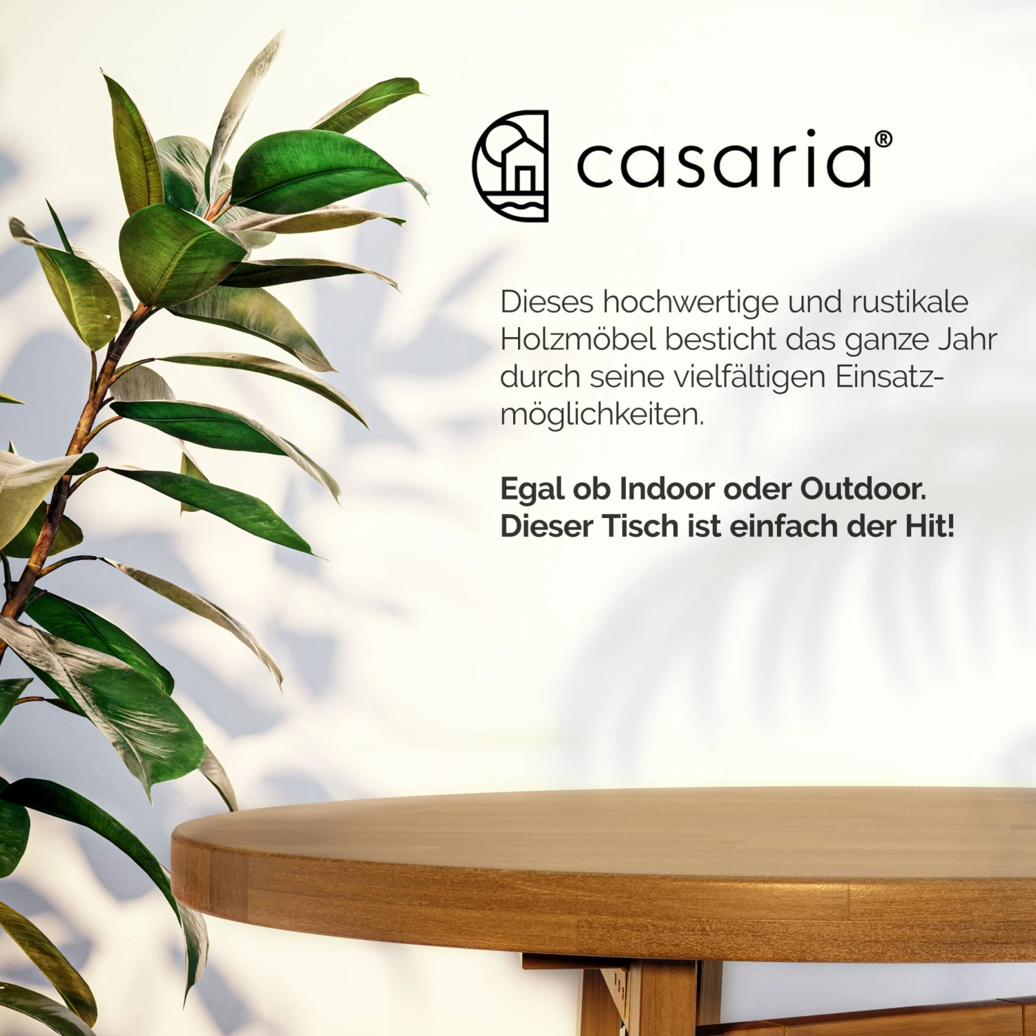 Stehtisch Akazienholz Ø80cm Klappbar 9 Stehtisch Akazienholz Ø80cm Klappbar – Bild 7