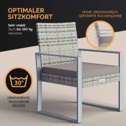 Polyrattan Gartensitzgruppe 3-tlg. Grau -Gartenmöbel Geschäft 5c4a98eb5499ea951fef0dd6a2773302 04 109608 on dts web low de 1 1