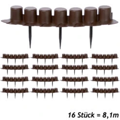 Beeteinfassung 2er-Set Braun 8,1m 8 Beeteinfassung 2er-Set Braun 8,1m -Gartenmöbel Geschäft 5db81708cf24016789afa53a5cf8dee5 a de 993003g 1