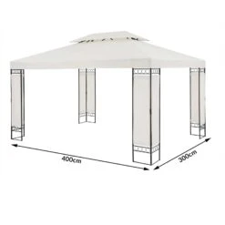Pavillon Elda Creme XXL 3x4m 16 Pavillon Elda Creme XXL 3x4m -Gartenmöbel Geschäft 61adaf01d09afce891882591886f3d55 de 994667d 1 1