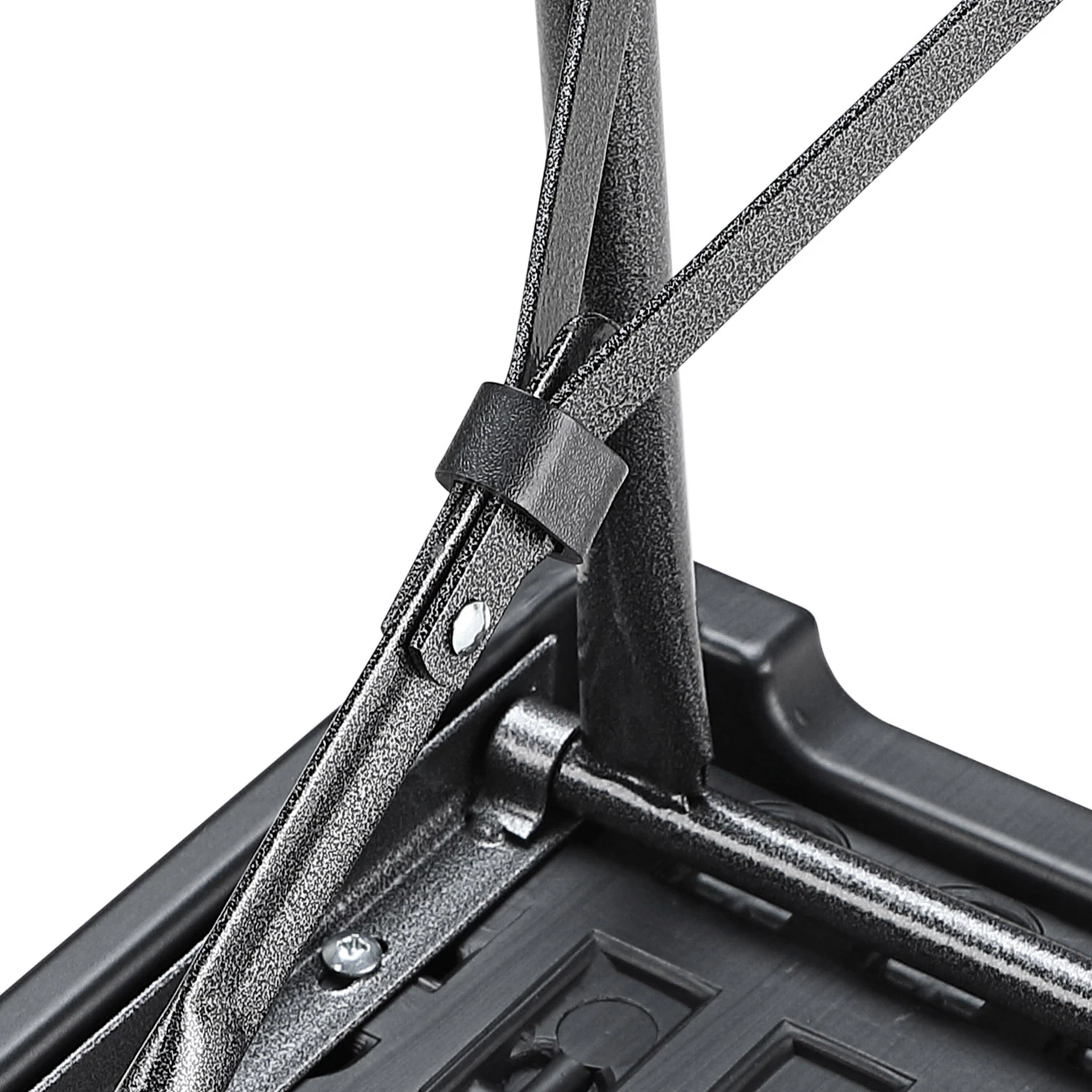 Rattanbänke Malmö 2er-Set Schwarz 180cm 8 Rattanbänke Malmö 2er-Set Schwarz 180cm – Bild 6