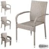 Polyrattan Stapelstuhl Comfort 4er-Set Creme -Gartenmöbel Geschäft 632db0574a6c1e0b0a5bac7684d7acfe a de 108674g1 3
