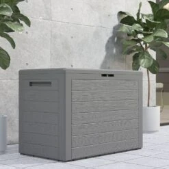 Auflagenbox Lille Grau 190L 18 Auflagenbox Lille Grau 190L -Gartenmöbel Geschäft 6345570ee910e1aeb112e8a160aec54c de 108982d 2 1