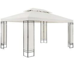 Pavillon Elda Creme XXL 3x4m