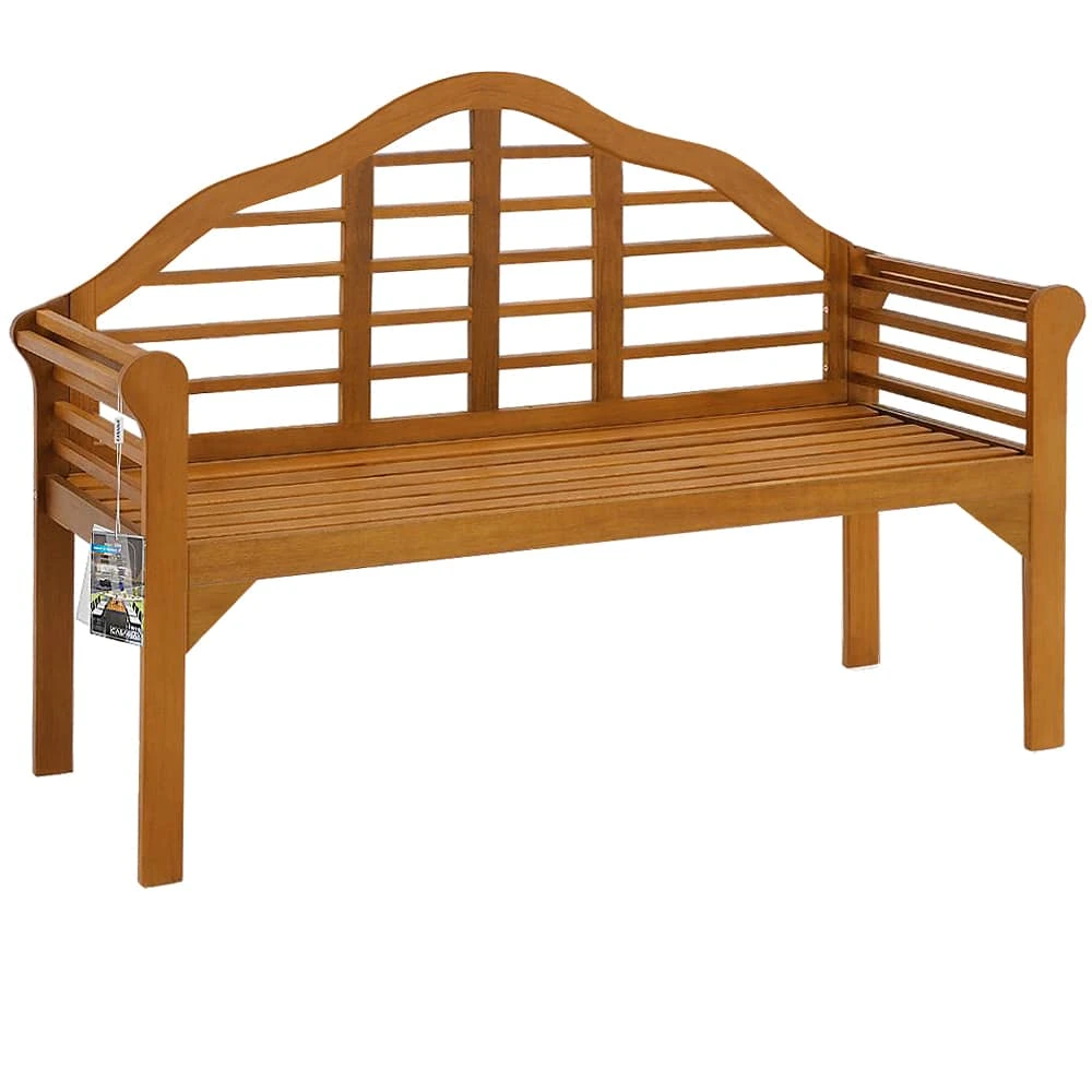 Gartenbank Marlboro Eukalyptusholz FSC®-zertifiziert 135x52x100cm 7 Gartenbank Marlboro Eukalyptusholz FSC®-zertifiziert 135x52x100cm – Bild 5