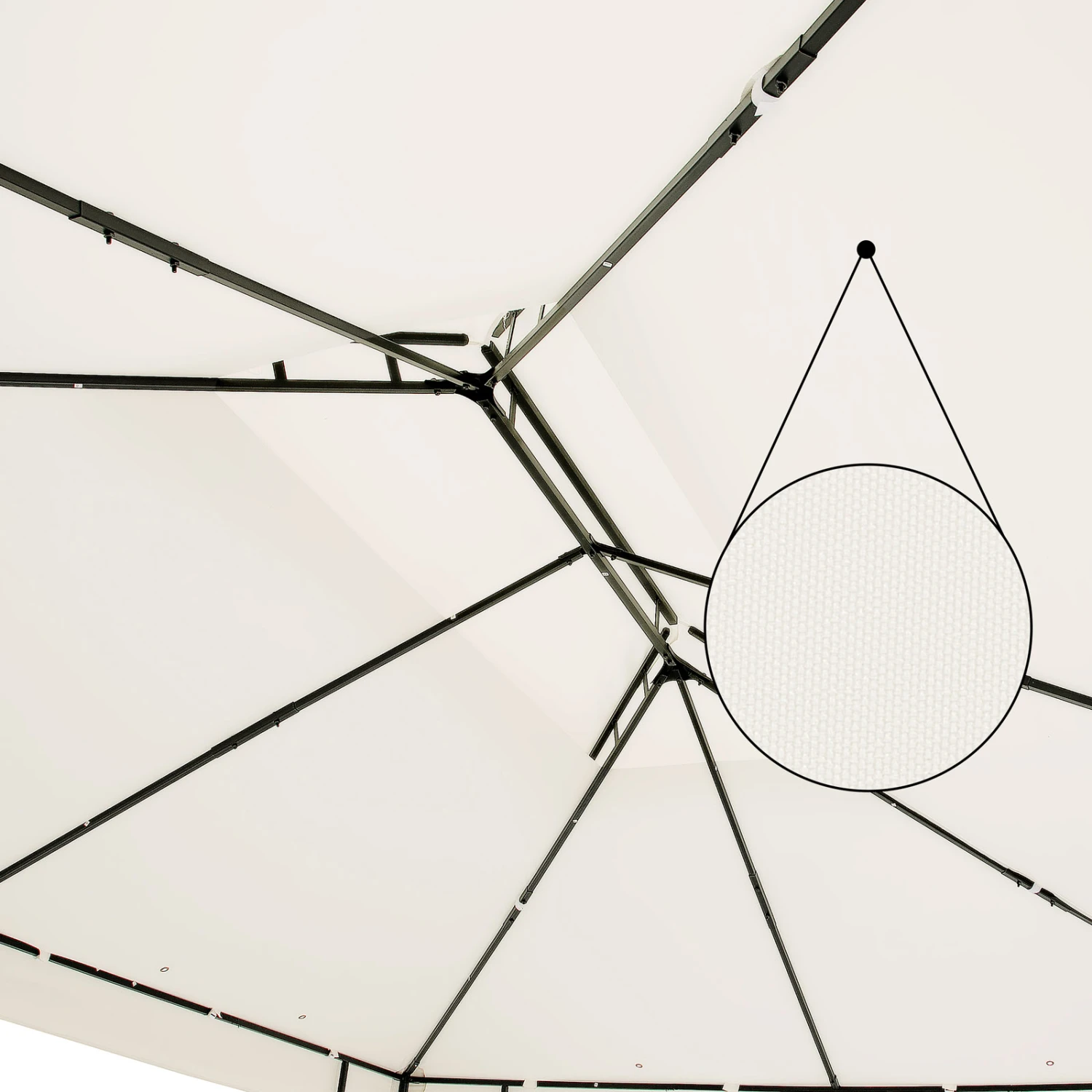 Pavillon Elda Creme XXL 3x4m 6 Pavillon Elda Creme XXL 3x4m – Bild 4