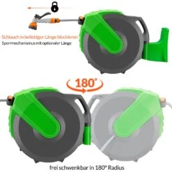 Wasserschlauchaufroller 30m Automatisch 15 Wasserschlauchaufroller 30m Automatisch -Gartenmöbel Geschäft 68cb11f12877d40dac1fb5f05c55399a de 108549d 6