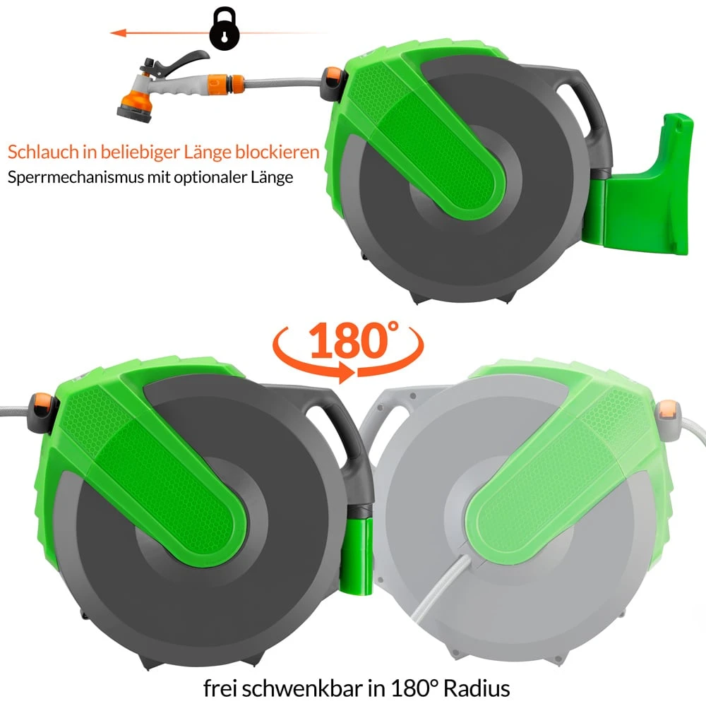 Wasserschlauchaufroller 30m Automatisch 8 Wasserschlauchaufroller 30m Automatisch – Bild 6