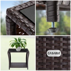 Polyrattan Beistelltisch Vedis Braun 45x45x40cm -Gartenmöbel Geschäft 68e89136349be34abba6ff24be8402fd de 109509d 08 1 1