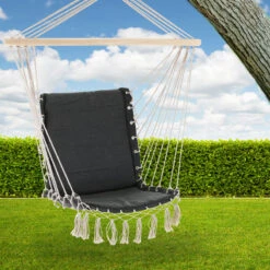 Hängestuhl Grau 55x100cm Mit Fransen -Gartenmöbel Geschäft 6bb8bb264ac31256f1d51dd1e6a24e22 de 107499d 6 1