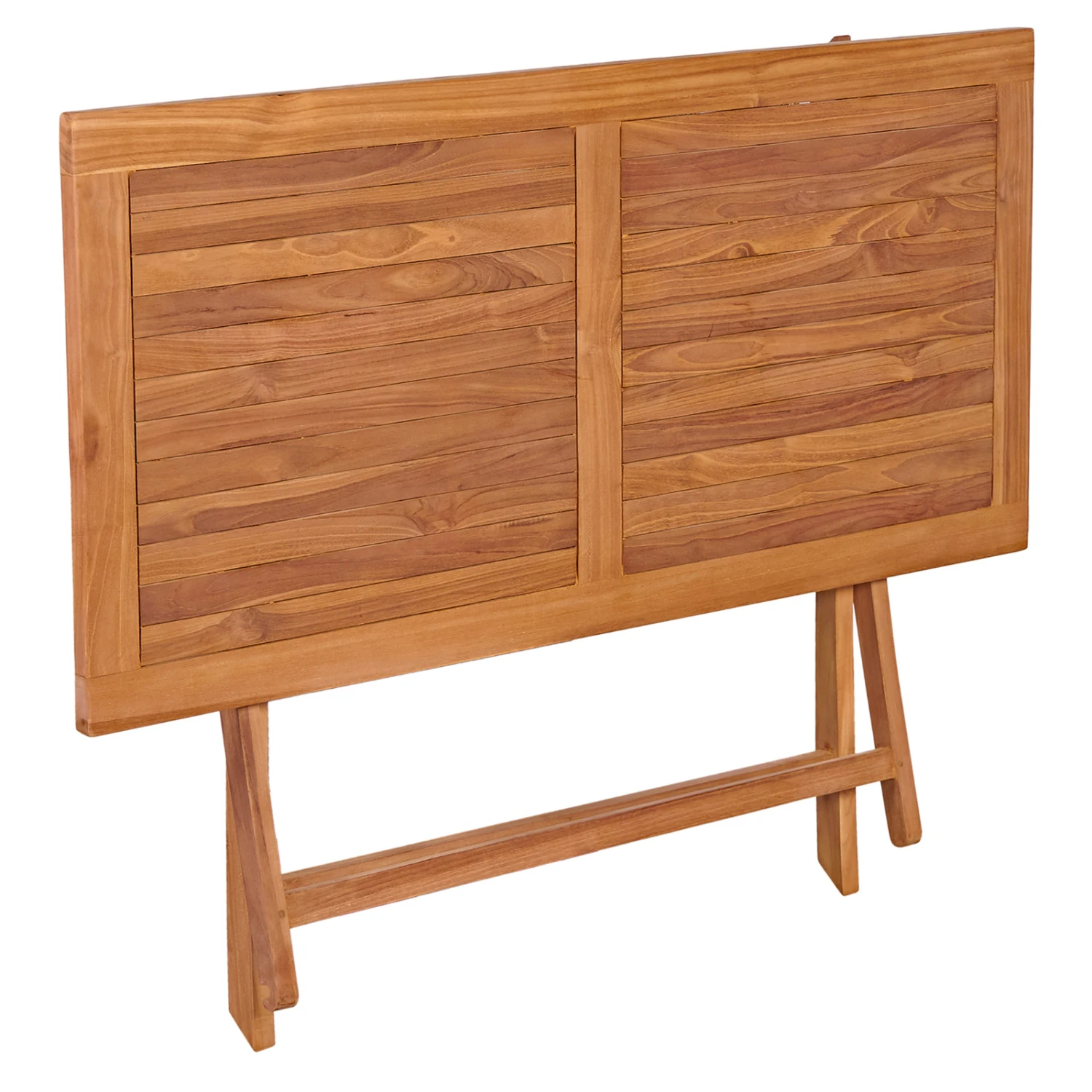 Gartentisch Bari Teakholz 125x60x75cm Klappbar 8 Gartentisch Bari Teakholz 125x60x75cm Klappbar – Bild 6