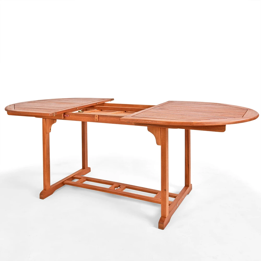 Gartentisch Vanamo Eukalyptusholz 150-200x100x74cm FSC®-zertifiziert 8 Gartentisch Vanamo Eukalyptusholz 150-200x100x74cm FSC®-zertifiziert – Bild 6