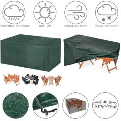 Abdeckung Sitzgarnitur Grün 308x138x89cm -Gartenmöbel Geschäft 6c7c0226ae1b53ac312058cd83e3b546 a uk 881867g 1