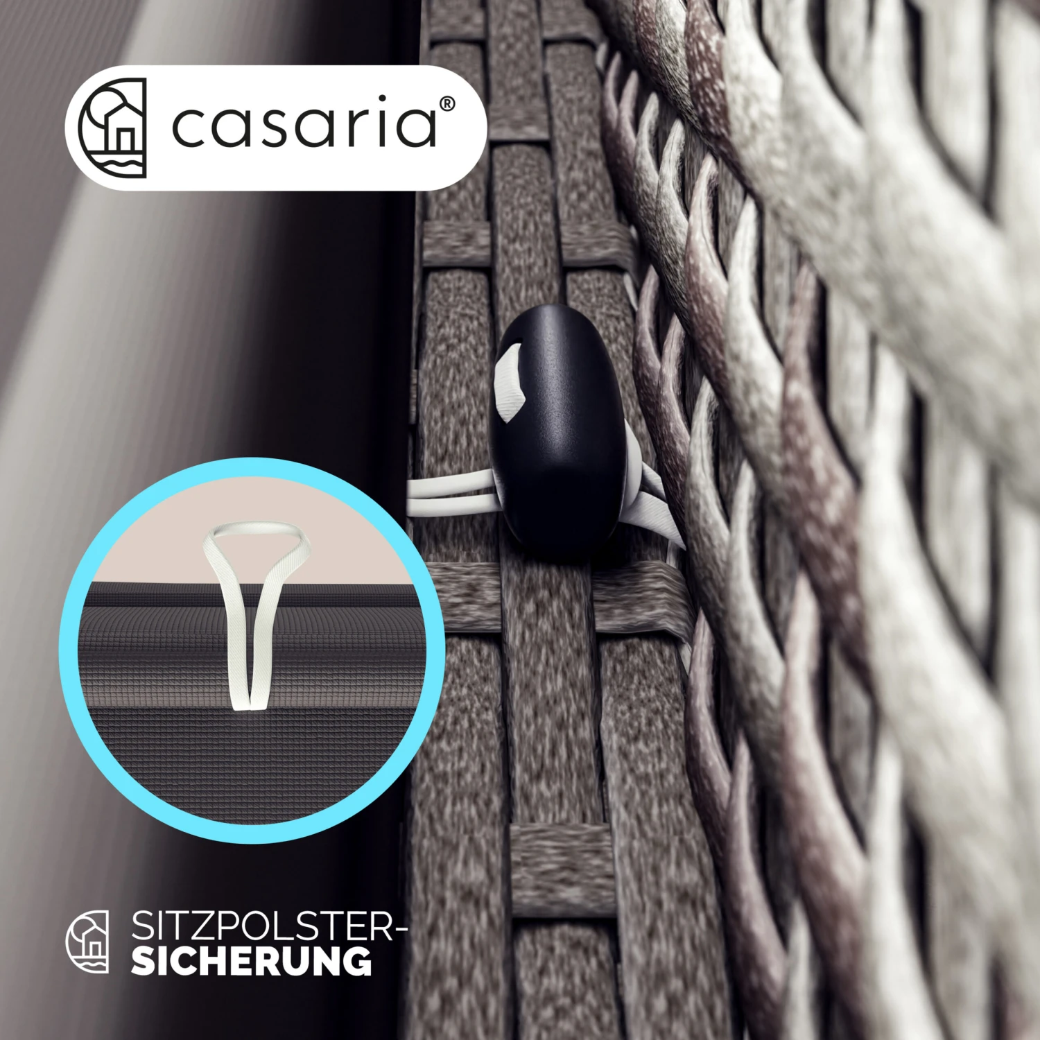 Polyrattan Ecklounge Grau/Anthrazit Dicke Rückenpolster 12 Polyrattan Ecklounge Grau/Anthrazit Dicke Rückenpolster – Bild 10