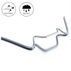 Gewächshausklammern 100er-Set Edelstahl 12 Gewächshausklammern 100er-Set Edelstahl -Gartenmöbel Geschäft 6ff359d6074bde6e508b9b7123260d50 de 107829d 1