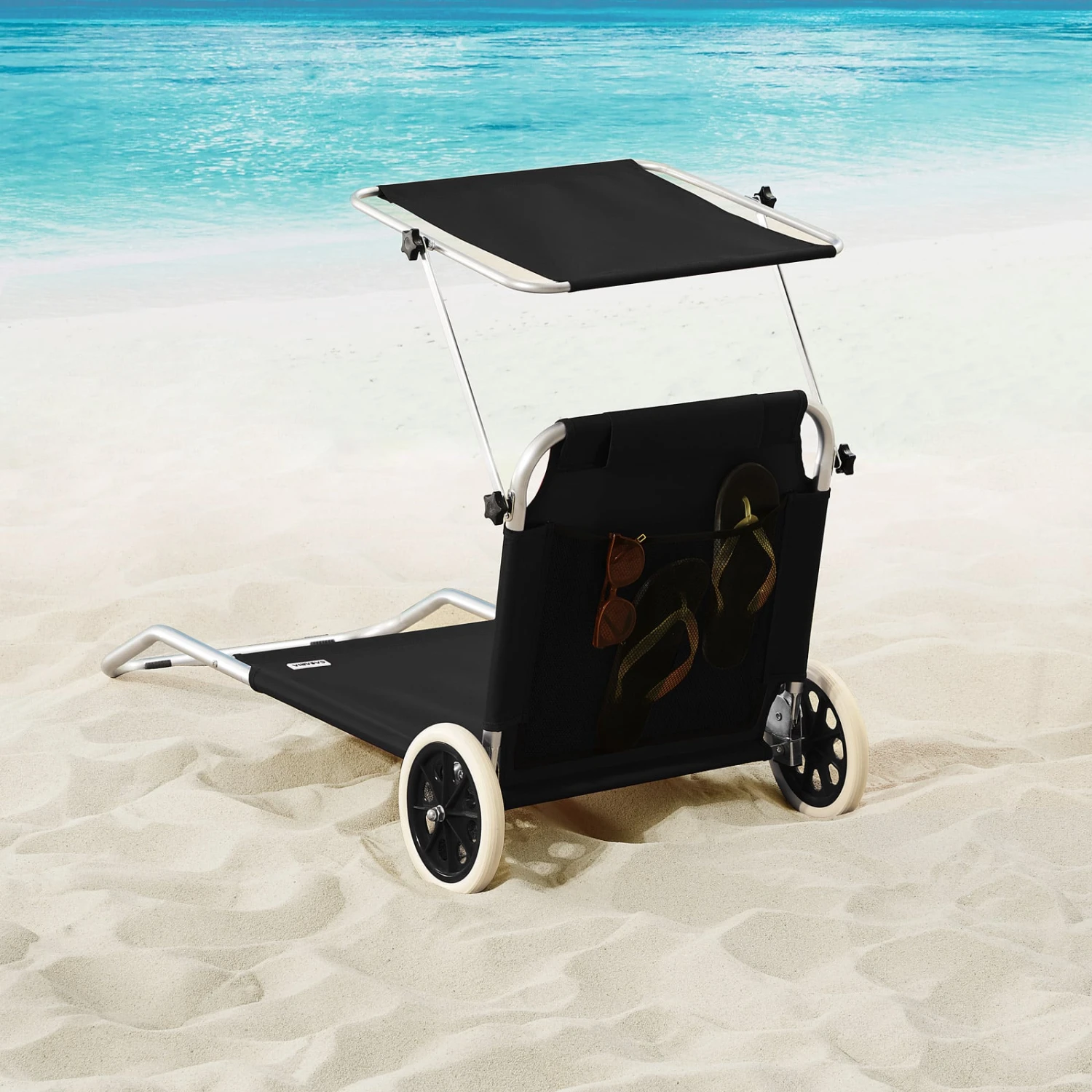 Sonnenliege Kreta Anthrazit Alu Mit Rollen 4 Sonnenliege Kreta Anthrazit Alu Mit Rollen – Bild 2