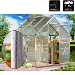 Gewächshausklammern 100er-Set Edelstahl 14 Gewächshausklammern 100er-Set Edelstahl -Gartenmöbel Geschäft 765291fbfd19c023701c1429ef85932f de 107828d 4