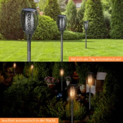 LED Solar-Gartenfackel 2er-Set Flammenlicht 12 LED Solar-Gartenfackel 2er-Set Flammenlicht -Gartenmöbel Geschäft 77674f8013e9d9c03384f0783f996557 5