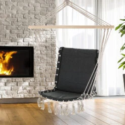 Hängestuhl Grau 55x100cm Mit Fransen -Gartenmöbel Geschäft 77f1db3b531233d7f9f74f6b3296415f de 107499d 8 1