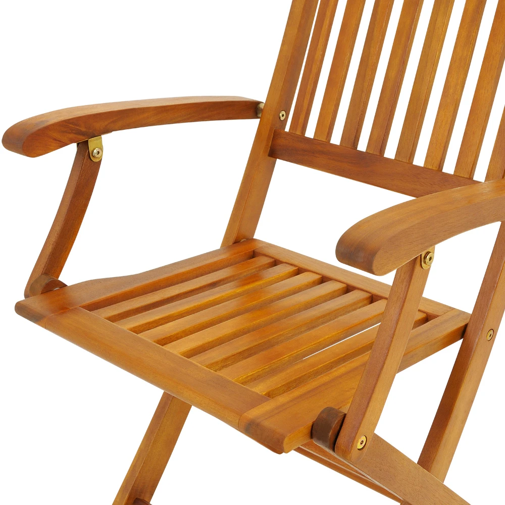 Gartenstühle Boston 6er-Set Akazienholz Klappbar 8 Gartenstühle Boston 6er-Set Akazienholz Klappbar – Bild 6