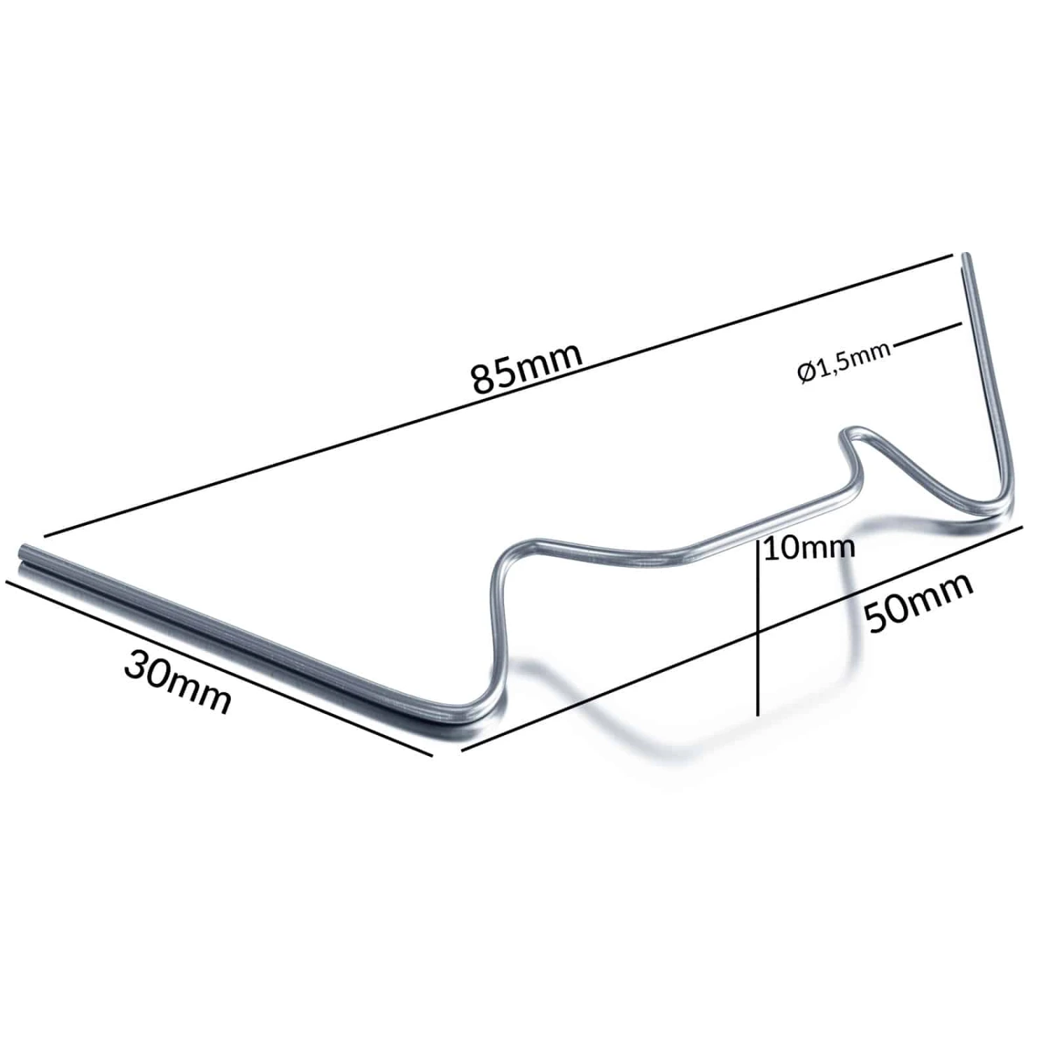 Gewächshausklammern 100er-Set Edelstahl 9 Gewächshausklammern 100er-Set Edelstahl – Bild 7