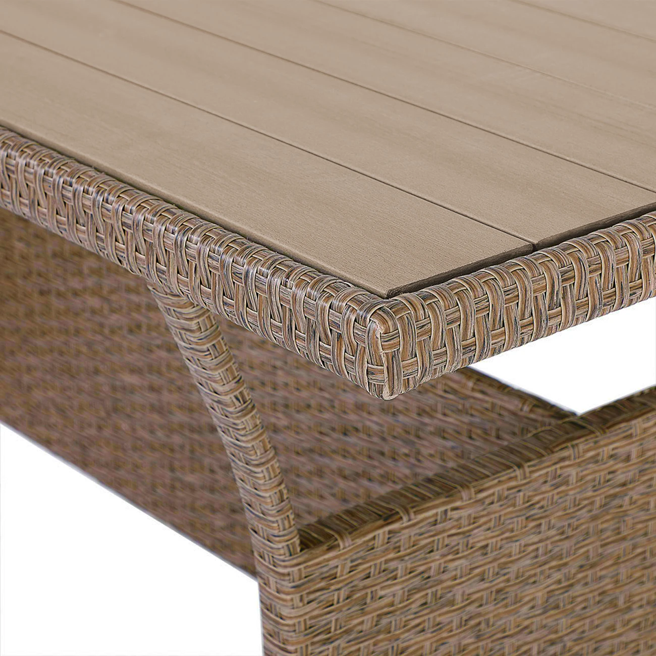 Polyrattan Ecklounge Creme/Beige Inkl. 2 Stühlen 4 Polyrattan Ecklounge Creme/Beige Inkl. 2 Stühlen – Bild 2