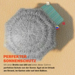 Sonnenschirm Hawaii Hellgrau Ø160cm UV-Schutz 30+ 10 Sonnenschirm Hawaii Hellgrau Ø160cm UV-Schutz 30+ -Gartenmöbel Geschäft 81b0a83a5555c10d7ac175d55726f04c 03 109183 on amb web low de 1
