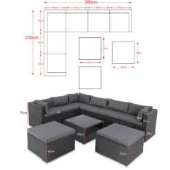 Polyrattan Ecklounge XXL Schwarz/Anthrazit Inkl. Kissen 17 Polyrattan Ecklounge XXL Schwarz/Anthrazit Inkl. Kissen -Gartenmöbel Geschäft 831d63e4d5256fd9aea7c5127d43d481 de 995171d 9 1