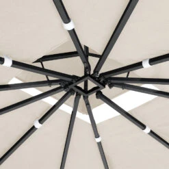 Polyrattan Pavillon Schwarz/Creme 3x3m 15 Polyrattan Pavillon Schwarz/Creme 3x3m -Gartenmöbel Geschäft 83af6a0574d8bf05dd909fb5870d3311 de 992856d 8 1