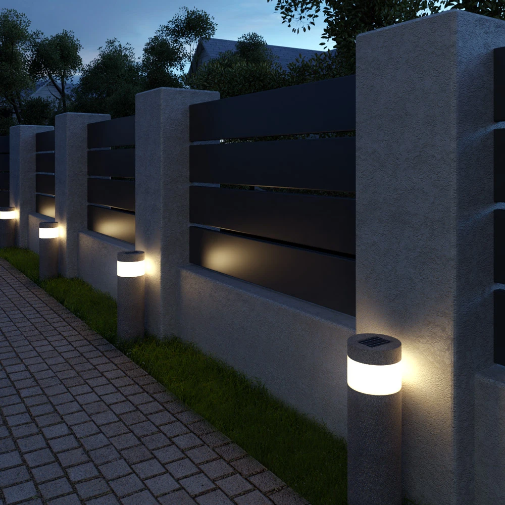 LED Solarleuchte 4er-Set Steinoptik 7 LED Solarleuchte 4er-Set Steinoptik – Bild 5
