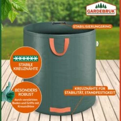 Gartenabfallsack 4er-Set Je 500 Liter -Gartenmöbel Geschäft 85909552becbacc598903760ec9f24bb de 993940d 1