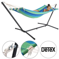 Hängematte Mit Metallgestell 200 X 80cm - Grün