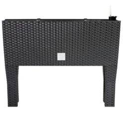 Hochbeet Polyrattanoptik Anthrazit 60x25x46cm