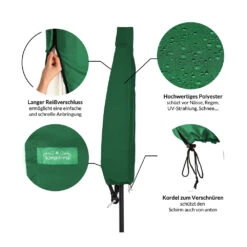 Abdeckung Ampelschirm Sonnenschirm Grün 3,5m -Gartenmöbel Geschäft 86cf8d9909a5b82185de6f2020780b8c de 102713d 2 1
