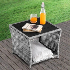 Polyrattan Beistelltisch Vedis Grau 45x45x40cm 14 Polyrattan Beistelltisch Vedis Grau 45x45x40cm -Gartenmöbel Geschäft 87442bfaccd53ded04d4b86a22d44e12 de 109511d 12 1 1