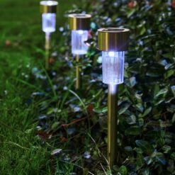 LED Solarleuchte 16er-Set Edelstahl 36,5cm -Gartenmöbel Geschäft 88840e7845ab3ea96161a608e535dab2 de 103233d 8 1